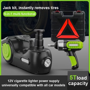 Многофункциональный гидравлический домкрат 12В 5Т с максимальной высотой подъема 530 мм - Product Image 1