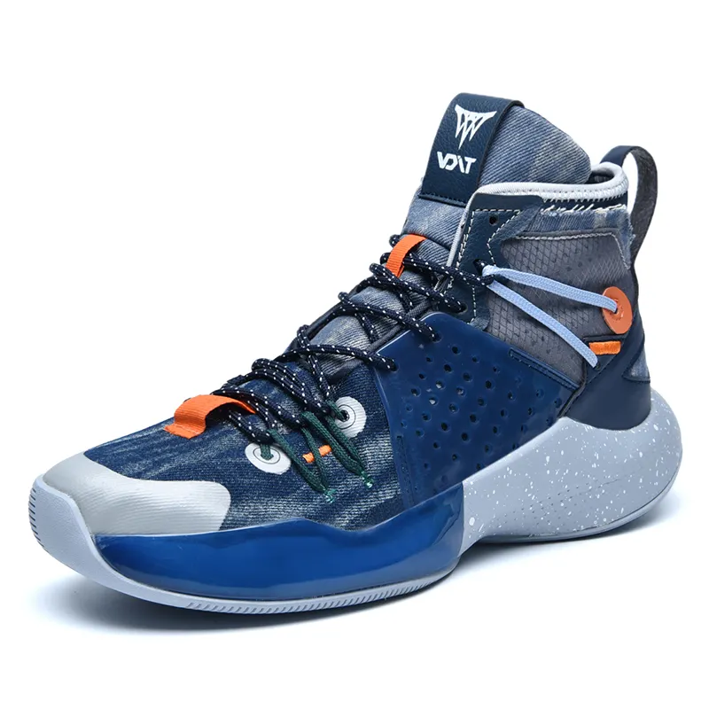 high quality wholesale design oem custom high top basketball shoe men's MD sports zapatillas para futbol original