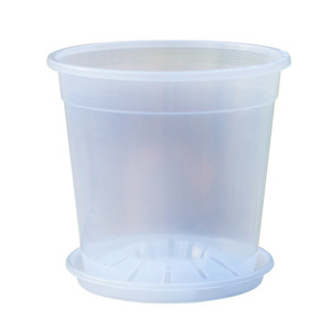 Pot de pépinière de <span class=keywords><strong>couleur</strong></span> claire Pot d'orchidée de jardin Pots de pépinière en plastique pour la maison pour le jardin et la plante agricole - Product Image 1
