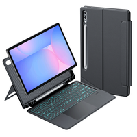 Clavier magique à rotation 360 degrés, étui clavier séparé, adapté à Samsung Tab S10 FE+13.1 pouces, vente chaude