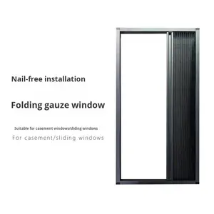 סגנון עוגב מודרני מתקפל יתוש בלתי נראה מתקפל עבור סלון סלון מפעל ישיר לספק מחיר נהדר הקיץ חם מכירה פוליאסטר - Product Image 1