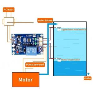 Controlador de Nivel de Agua XH-M203, Control de Nivel de Agua Totalmente Automático, Controlador de Bomba de Agua - Product Image 3