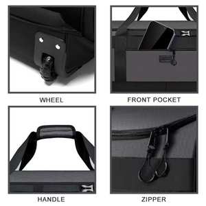 กระเป๋าออกกำลังกายแบบดัฟเฟิล ขายดีจากซัพพลายเออร์ ปรับแต่งโลโก้ได้ พร้อมซิปแบบพกพาสะดวกสำหรับใช้งานกลางแจ้ง ผลิตจากผ้าโพลีเอสเตอร์ - Product Image 3