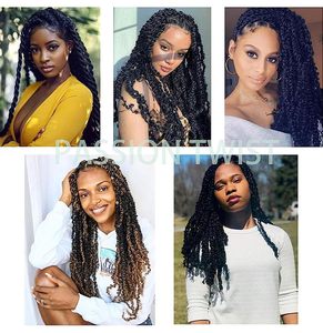 Extension per Capelli Lunghi e Ricci da <span class=keywords><strong>Donna</strong></span> Nera, Twist Passion, Onda d'Acqua, Capelli all'Uncinetto, Twist a Molla, Trecce all'Uncinetto - Product Image 6