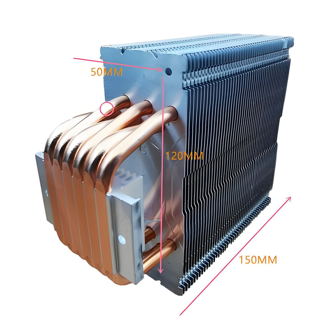 Custom CNC Machining Service High Performance Copper Heatsink Laptop Heatpipe 3-Year Warranty PCB Mounting for Pouch Lithium Ion