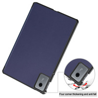 Étui intelligent pour tablette en cuir PU, pliable en trois parties, fin, léger, anti-rayures, avec fonction veille, pour Moto Pad 60 Neo 60 Lite 60 Pro