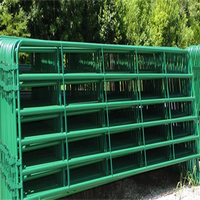 Panneaux de clôture pour enclos à bétail en acier galvanisé de 5 à 6 pieds / enclos rond pour chevaux, design personnalisé écologique