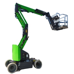 Nouveau élévateur à flèche électrique télescopique one-man de 18m 20m avec courant alternatif hydraulique CE ISO pour les travaux pratiques dans les hôtels et les fermes Matériau en acier - Product Image 4