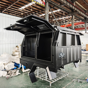 ทนทานต่อการกัดกร่อนพอดีกับหลังคาแบบแท่นแบนพร้อมกล่องสุนัขสำหรับรถบรรทุกทุกรุ่นที่ได้รับความนิยม - Product Image 2