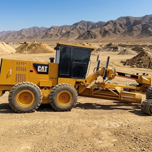 รถเกรดเดอร์ Caterpillar 140K พร้อมเครื่องยนต์ Cat C7 อุปกรณ์ก่อสร้างถนนมือสอง - Product Image 1