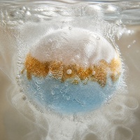 Bombe de bain effervescente naturelle à l'océan avec cristaux de sel marin, ensemble cadeau relaxant pour spa, 6 pièces, personnalisable OEM ODM 100g