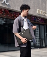 Sac d'ordinateur classique de luxe pour homme, sac à documents portable, grande capacité, mallette d'affaires, étui rigide personnalisé en nylon