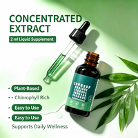 Gouttes de chlorophylle liquide – Soutien digestif – Supplément liquide de chlorophylle à la menthe poivrée – OEM ODM – Détoxification et perte de poids