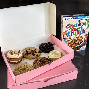 <span class=keywords><strong>Cajas</strong></span> <span class=keywords><strong>de</strong></span> Cartón Rosa para Pastelería, Biodegradables, para Macarons, Donuts <span class=keywords><strong>y</strong></span> Dulces, Empaque Personalizado para Galletas con <span class=keywords><strong>Bolsas</strong></span> <span class=keywords><strong>de</strong></span> <span class=keywords><strong>Papel</strong></span> - Product Image 2