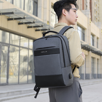 Mochila para Portátil Unisex 2026, Grande, Impermeable, de Nailon, con Puerto USB, Panel Personalizado, Bolsa de Negocios para Hombre