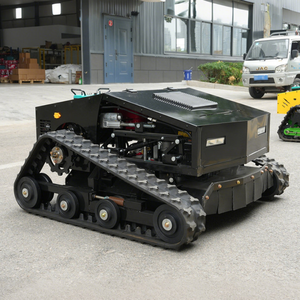 Китай, гусеничная газонокосилка с дистанционным управлением, небольшая домашняя газонокосилка с нулевым поворотом, гидравлическая садовая газонокосилка с дистанционным управлением - Product Image 5