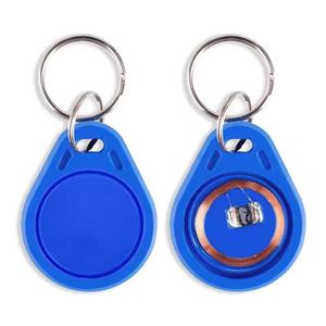 Porte-clés RFID NFC programmable et réinscriptible avec logo personnalisé TK4100, 125 kHz, 13,56 MHz, ABS, avec porte-clés - Product Image 6