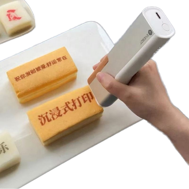 EVEBOT Food Inkjet Printer Printpen for Coffee Cake Pastries Macaron Printing Macaron Edible Handheld Portable PrinterDesserts