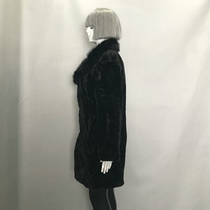 Cappotto <span class=keywords><strong>da</strong></span> <span class=keywords><strong>Uomo</strong></span> di Media Lunghezza in Pelliccia Sintetica Visonata Foderato in Pelliccia Caldo Capospalla per <span class=keywords><strong>Uomo</strong></span> di Mezza Età e Anziano Stile Business Gentleman - Product Image 5