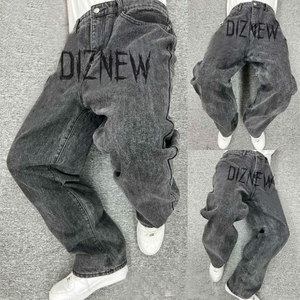 Per DiZNEW 2025 Jeans da <span class=keywords><strong>uomo</strong></span> vendita diretta in fabbrica normale Design traspirante multicolore semplice con decorazione a bottone per la primavera - Product Image 1