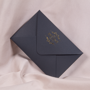 Custom Matt Golden logo <strong>Mini</strong> Invitation Recycled Gift Card Holder Packaging <strong>Envelope</strong> - Product Image 3