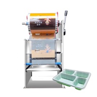 Machine manuelle semi-automatique de cachetage de plateau pour la machine de cachetage de tasse de yaourt de joint de récipient en plastique K-cup