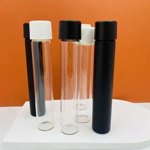 Tubes en verre transparents de 125 mm pour pré-rouleaux, sans BPA, de qualité alimentaire, avec bouchon à vis - Product Image 3