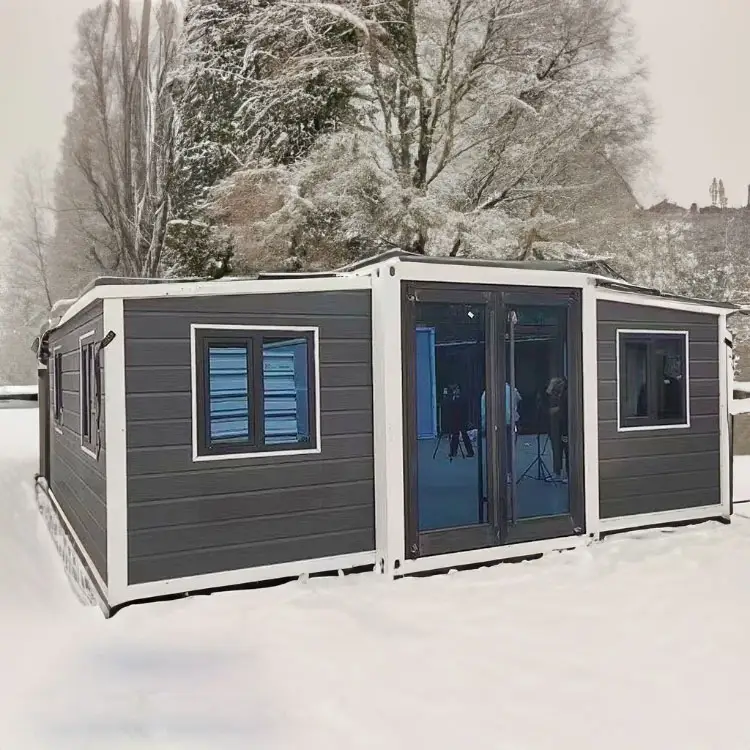 Открытый сборный дом модульный дом расширяемый контейнерный дом со спальней ванная комната