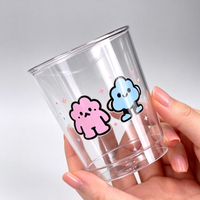 Étiquettes en vinyle de qualité alimentaire, résistantes à l'eau, avec logo personnalisé, adhésif puissant, estampage à chaud 3D, UV pour transfert sur verres, tasses, bonbons
