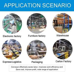 Endüstriyel fabrika ambalaj için küçük pürüzsüz PVC kemerler basit konveyör bant - Product Image 6
