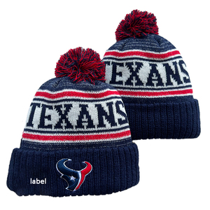 Bán Buôn Mỹ Đội Bóng Đá Mũ Dệt Kim Beanie Mũ Houston Texans Mũ Mùa Đông - Product Image 2