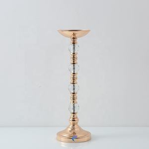 Acrylic Crystal Gold Modern <b>Table</b> <b>Flower</b> Stand Centerpiece <b>for</b> Wedding <b>Decoration</b> 90cm High Quality Durable Floral Display Stand - Product Image 5