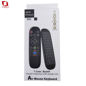 İlk marka kalite M6 hava fare 2.4G ses kablosuz klavye ve fare için standart Model ve <span class=keywords><strong>7</strong></span> renk arkadan aydınlatmalı Model - Product Image 3
