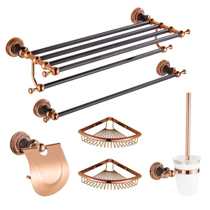 Set di Accessori per Bagno in Metallo Stile Moderno con Portasciugamani a Cinque Pezzi, <span class=keywords><strong>Porta</strong></span> <span class=keywords><strong>Spazzolino</strong></span> <span class=keywords><strong>e</strong></span> Altro - Product Image 6