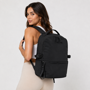 Sac à dos Oxford rose 20-35L résistant à l'eau avec fermeture éclair et sangles réglables pour femme, idéal pour la gym et le quotidien – Expédition depuis l'entrepôt américain - Product Image 5