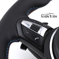 Volant de voiture en cuir pleine fleur personnalisé OEM pour 2011 2012 E90 E91 E92 E93 E70 E71 E72 E53 E89 E84 E92 E93 F10 F30 F90 F20