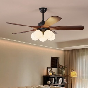 New Chinese Style <b>Fan</b> Light New Restaurant Hanging <b>Fan</b> Light Middle Ancient Frequency Conversion Bedroom Hanging <b>Fan</b> Light Mute - Product Image 1