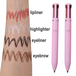 Vente en gros Crayon Eyeliner 4 en 1 Imperméable Surligneur Crayon à lèvres <span class=keywords><strong>permanent</strong></span> <span class=keywords><strong>Maquillage</strong></span> Crayon à sourcils - Product Image 5
