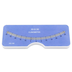 Clinomètre Haccuray 30-0-30 degrés, inclinomètre en plastique pour la mesure de l'angle de la colonne vertébrale, modèle Hg-165 - Product Image 2