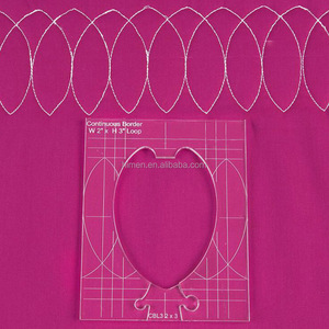 Nouvel ensemble de gabarits de bordure pour machine à coudre, permet de créer de belles bordures, 1 ensemble = 4 pièces # RL-04W - Product Image 3