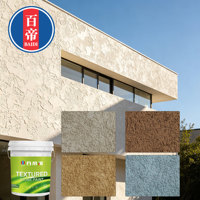 Pintura Acrílica Elástica Texturizada para Uso en Exteriores y Muebles, Revestimiento Líquido para Aplicar con Brocha