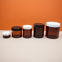 Pot en plastique PET avec couvercle à vis, col 56, capacité 50ml-250ml, couleur personnalisée, impression sérigraphique, crème cosmétique pour le visage, blanc, 100g, 50g