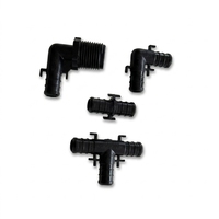 Kit de raccords de plomberie PEX B F2159 3/4'' (Té, Coude, Raccord) certifié NSF UPC pour eau chaude et froide