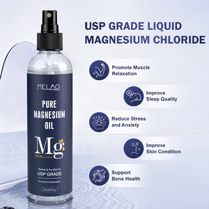 Spray de Magnesio Puro 8oz Grado USP, Cloruro de Magnesio Líquido <span class=keywords><strong>para</strong></span> Músculos, Articulaciones y Relajación, Aceite de Magnesio Transdérmico <span class=keywords><strong>Natural</strong></span> - Product Image 1