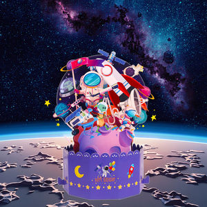 Spazio fatto a mano astronauta 3D biglietto <span class=keywords><strong>di</strong></span> <span class=keywords><strong>auguri</strong></span> <span class=keywords><strong>di</strong></span> carta scultura pieghevole regalo biglietto <span class=keywords><strong>di</strong></span> <span class=keywords><strong>auguri</strong></span> <span class=keywords><strong>di</strong></span> <span class=keywords><strong>compleanno</strong></span> ornamenti per <span class=keywords><strong>bambini</strong></span> - Product Image 6