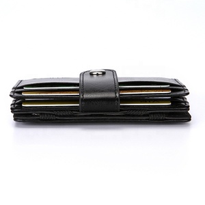 <span class=keywords><strong>Portefeuille</strong></span> magique en cuir avec boutons pour hommes, bon marché, collection - Product Image 4