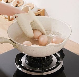 Mitaines de cuisson en silicone imprimées avec clip antidérapant et antiadhésif, accessoires d'isolation pour four, gants de cuisine - Product Image 6