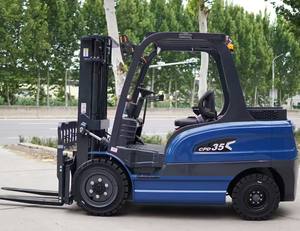 Carretillas elevadoras de alcance de envío rápido Carretilla elevadora eléctrica contrapesada de 3 toneladas Carretilla elevadora pequeña con batería 4wd a la venta - Product Image 5