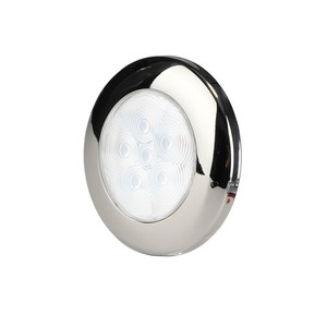 ไฟ LED สำหรับพื้นเรือ 12Vdc ฝังในตัว โครงสแตนเลส ฝาครอบอะคริลิค แสงสีขาวเย็น สำหรับเรือยอชท์ ไฟภายในเพดาน - Product Image 5