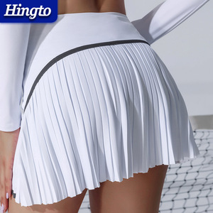 Gran oferta, conjunto de 3 piezas deportivo blanco de Golf para <span class=keywords><strong>mujer</strong></span>, ropa deportiva de alta calidad, faldas de <span class=keywords><strong>tenis</strong></span> a la moda, ropa deportiva para <span class=keywords><strong>mujer</strong></span>, vestido de <span class=keywords><strong>tenis</strong></span> - Product Image 6